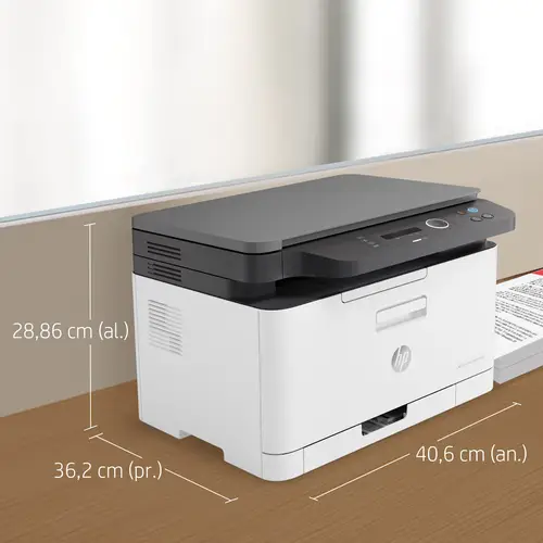 Color Laser Laser 178nw Inalámbrico Multifunction Color Impresora, Fotocopiadora, escáner  Dúplex - Imagen 4