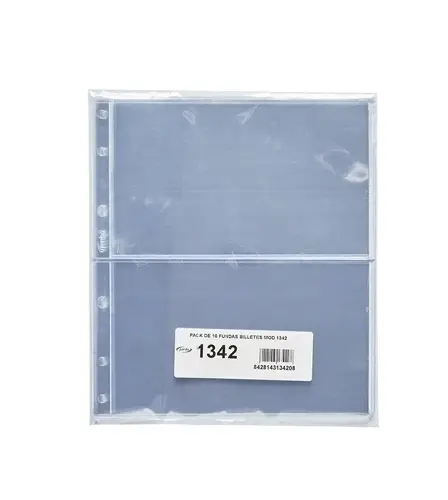 FUNDA para BILLETES PARDO 2 DPTO.