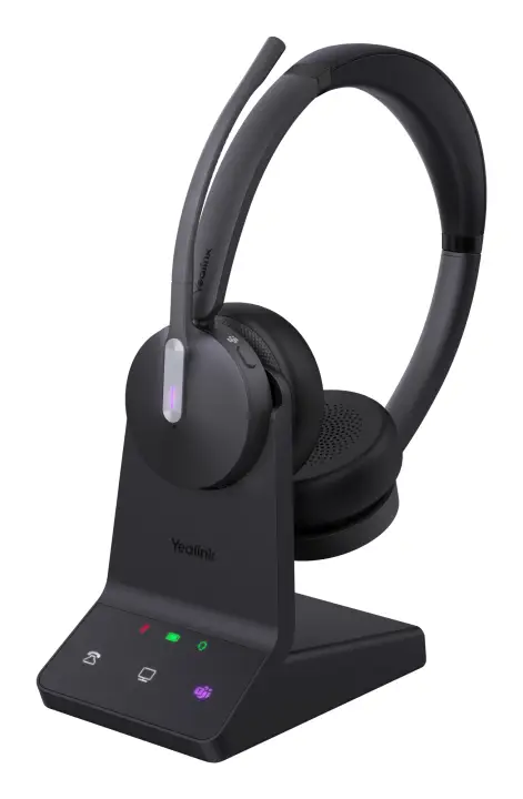 WH64 Dual Teams Auriculares Inalámbrico Diadema Oficina/Centro de llamadas USB Tipo C Bluetooth Negro
