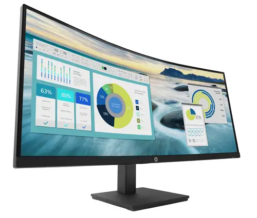 Monitor curvo P34hc G4 WQHD USB-C - Imagen 2