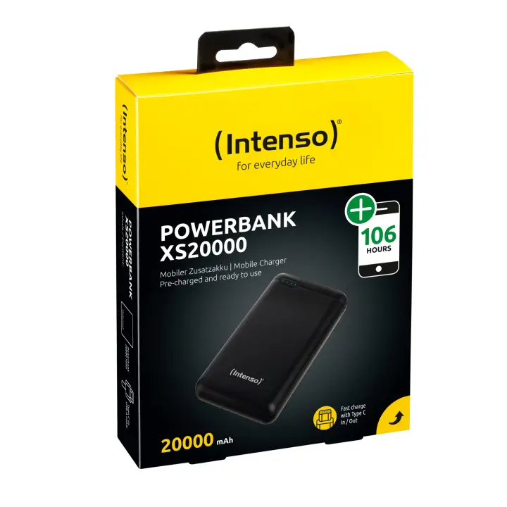 XS20000 Polímero de litio 20000 mAh Negro