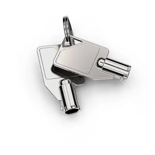 Dual Head Coiled Cable Keyed Lock cable antirrobo Negro - Imagen 6