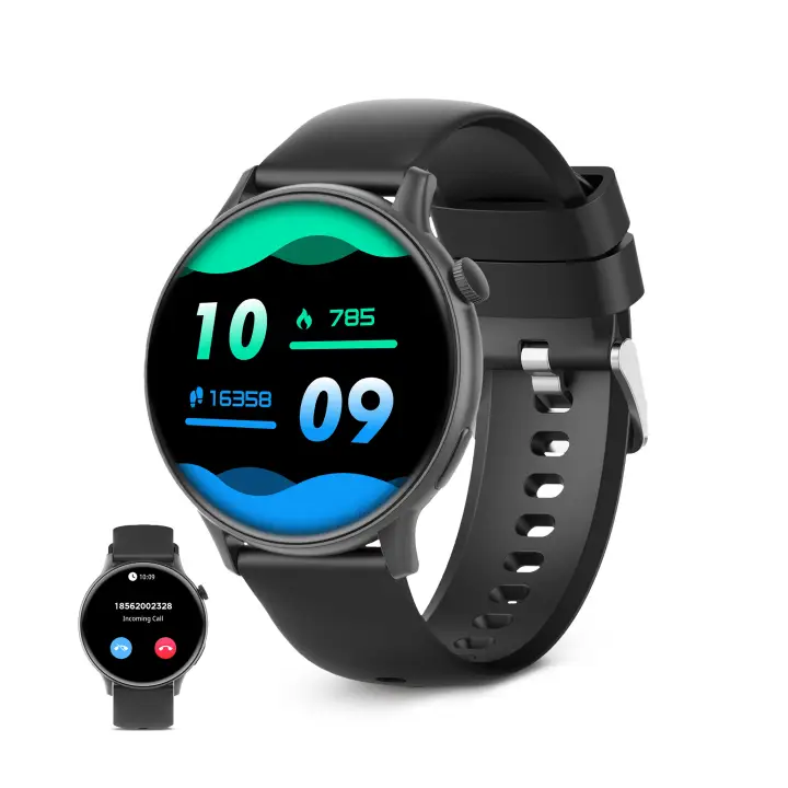 Smartwatch Core 2, Pantalla AMOLED 1,43", Aut. 5 días, Modos deporte y salud, Llamadas, Asistentes de voz, Negro