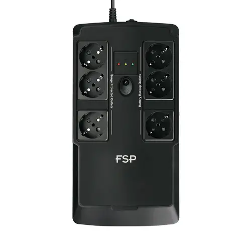NanoFit 800 sistema de alimentación ininterrumpida (UPS) En espera (Fuera de línea) o Standby (Offline) 0,8 kVA 480 W 6 salidas AC - Imagen 3