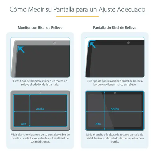 Filtro de Privacidad para Monitores de 18,5 Pulgadas - Pantalla de Privacidad para Reducir la Luz Azul - de Pantalla Ancha 16:9 - Mate/Brillante - Ángulo de Visión de +/-30 Grados - Imagen 11