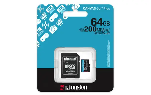 Tarjeta microSDXC Canvas Go Plus Gen4 de 64 GB, 200 MB/s, A2 U3 V30 y adaptador - Imagen 5