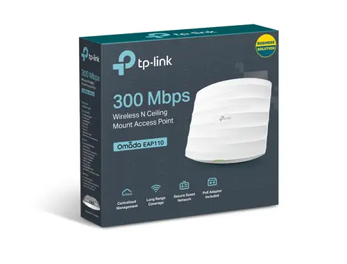 EAP110 punto de acceso inalámbrico 300 Mbit/s Blanco Energía sobre Ethernet (PoE) - Imagen 5