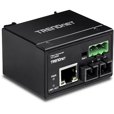 TI-F10S30 convertidor de medio 200 Mbit/s 1310 nm Monomodo Negro