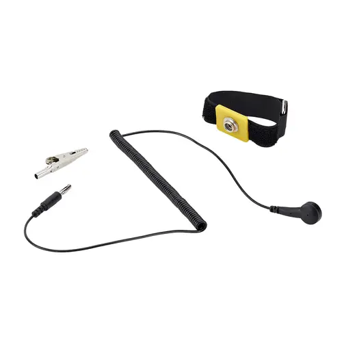 ESD-WRIST-STRAP muñequera antiestática Negro - Imagen 7
