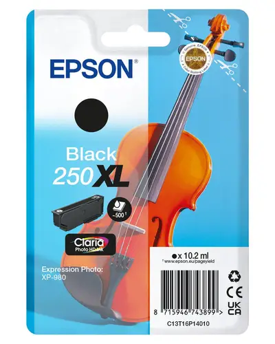 250XLViolin Claria Photo HD cartucho de tinta 1 pieza(s) Original Alto rendimiento (XL) Negro - Imagen 1
