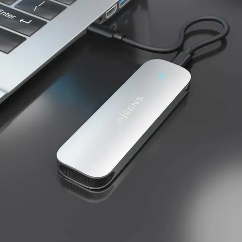 Caja Externa M.2 (NGFF) ASM2-025SL NVMe a USB3.2 Gen2, Plata - Imagen 4