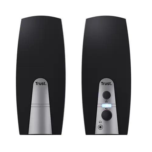 24660 conjunto de altavoces 5 W PC/ordenador portátil Negro, Metálico 2.0 canales - Imagen 3
