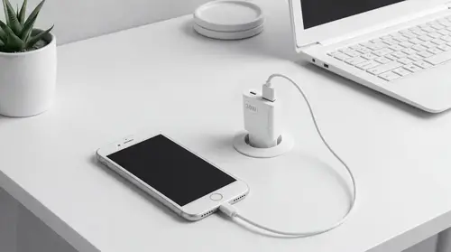 MDGAN30W cargador de dispositivo móvil Blanco - Imagen 8