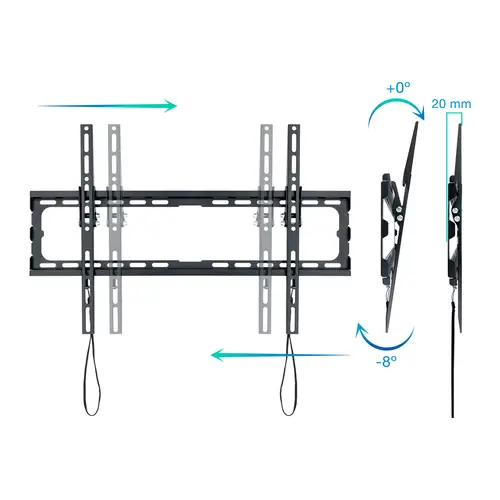 LP1081T-B soporte para TV 2,03 m (80") Negro - Imagen 2