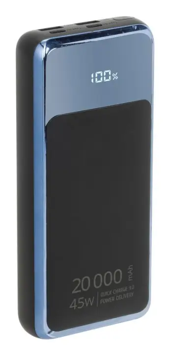 VA1075 batería externa Polímero de litio 20000 mAh Negro, Azul
