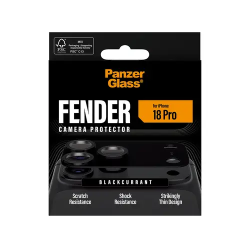 ® Fender Camera Lens Protector Blackcurrant iPhone 18 Pro Protector de pantalla 1 pieza(s) - Imagen 3