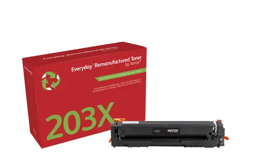 Remanufacturado Everyday Tóner Everyday Negro remanufacturado de Xerox es compatible con HP 203X (CF540X), Capacidad alta - Imagen 1