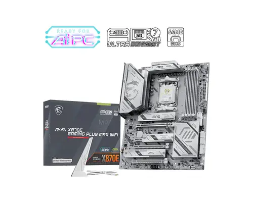 MAG X870E GAMING PLUS MAX WIFI placa base AMD X870E Zócalo AM5 ATX - Imagen 1