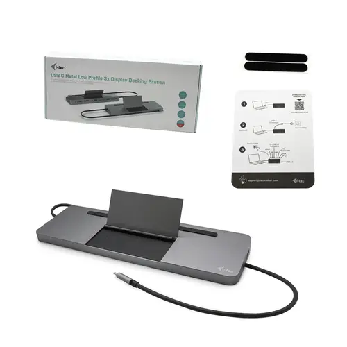 Metal USB-C Ergonomic 4K 3x Display Docking Station + Power Delivery 85 W - Imagen 9