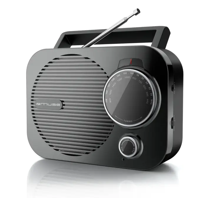 M-050 R radio Personal Analógica Negro