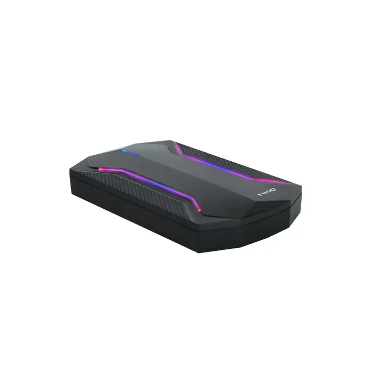 TQE-2599RGB caja para disco duro externo Carcasa de disco duro/SSD Negro 2.5"