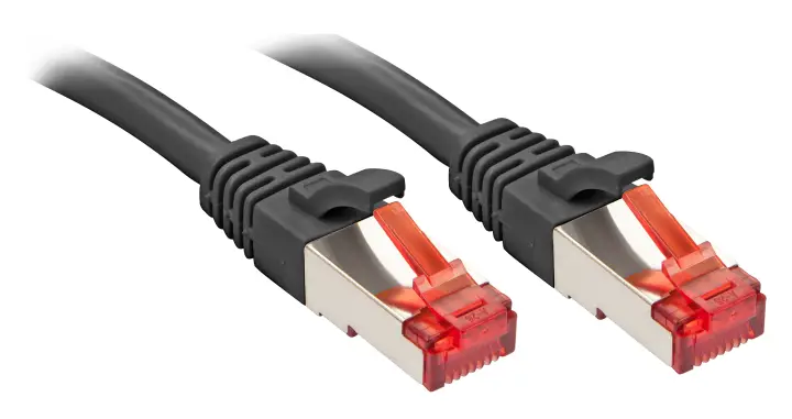 RJ-45/RJ-45 Cat6 10m cable de red Negro S/FTP (S-STP)