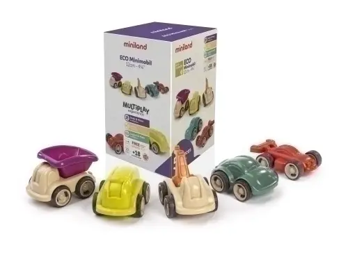JUEGO MINILAND MINIMOBIL 12 CM 5 PZ