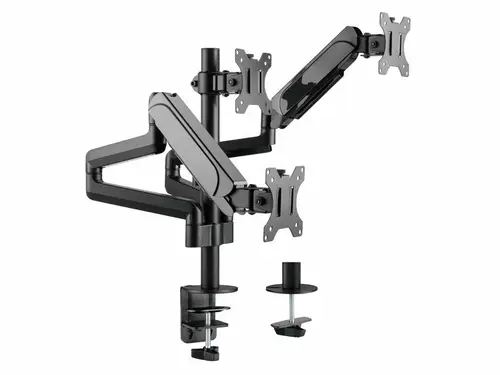 Soporte de sobremesa para monitor triple de 17"-27 - Imagen 1