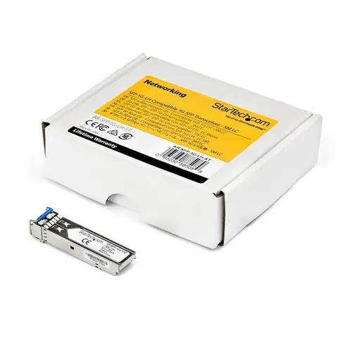 Módulo Transceptor SFP Compatible con Extreme Networks 10051 - 1000BASE-SX - Transceptor Fibra Óptica Multimodo 1 GB - SFP Ethernet Gigabit 1Gb - LC 550m - 850nm - DDM - Imagen 4