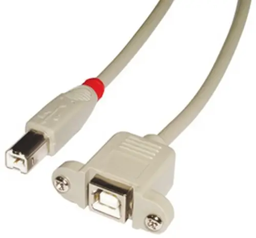 31801 cable USB USB 2.0 1 m USB B Gris - Imagen 1