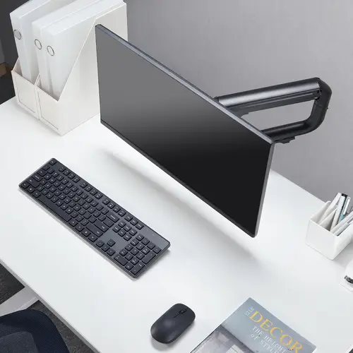 Soporte de Mesa ECO Contrapeso Giratorio e Inclinable para Monitor/TV 8Kg (3 Pivotes, 1 Brazo) de 17-32, Negro - Imagen 8