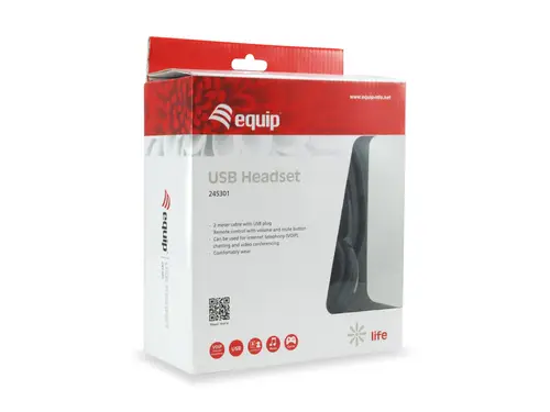 245301 auricular y casco Auriculares Alámbrico Diadema Llamadas/Música USB tipo A Negro - Imagen 2