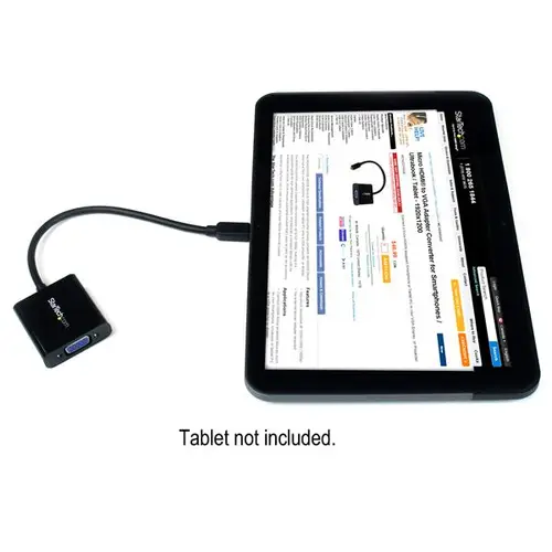 Adaptador Conversor Micro HDMI a VGA para Smartphones / Ultrabooks / Tabletas - 1920x1080 - Imagen 4