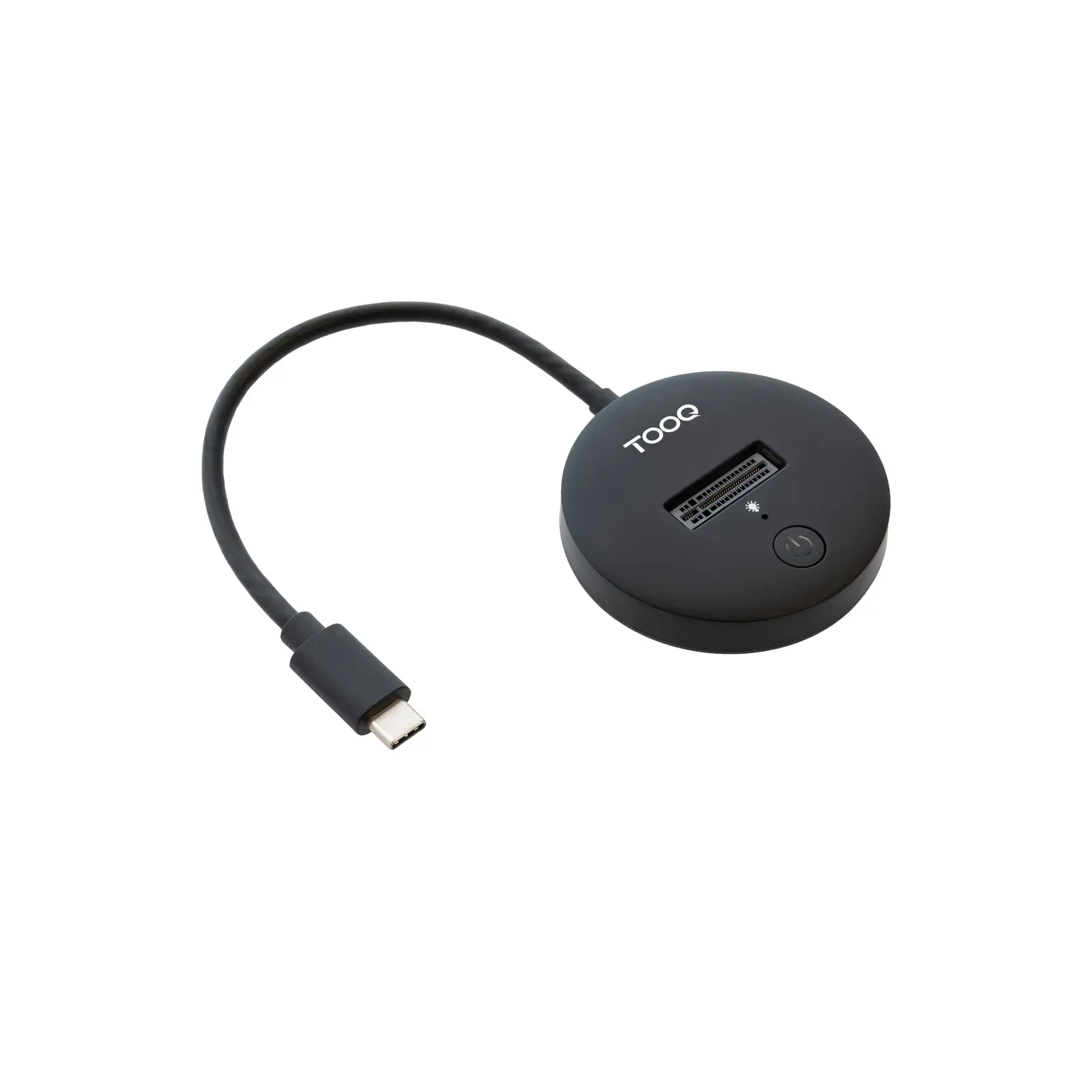 Docking Station USB-C 3.2 Gen 2x1 para SSD M.2 NVMe PICe, Negra