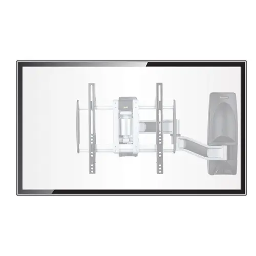 Soporte de Montaje Articulado de Pared para Televisores - Soporte VESA de Pared - Soporta TV Plano o Curvos de 65" o 45kg - Perfil Bajo Retraible - de Esquina - Imagen 4