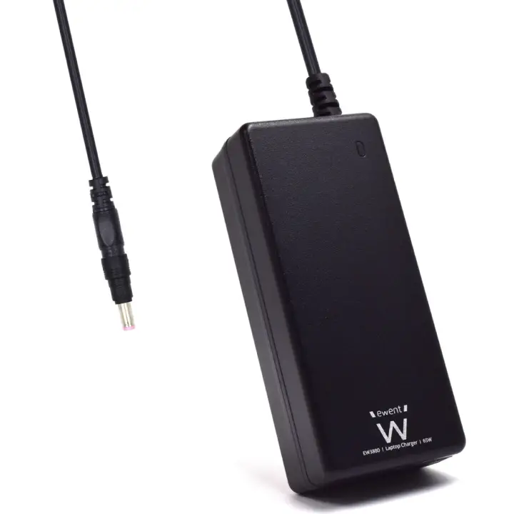 EW3896 adaptador e inversor de corriente Interior 65 W Negro