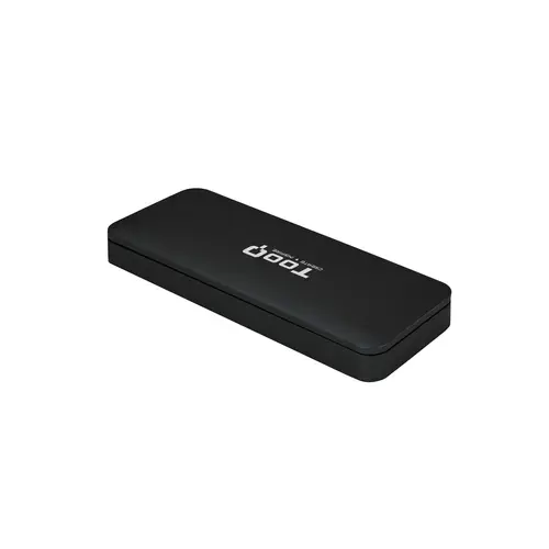 TQE-2280B caja para disco duro externo Caja externa para unidad de estado sólido (SSD) Negro M.2 - Imagen 2