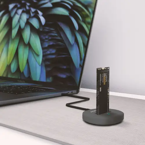 USB-C Dock M.2 (NGFF) ASUC-M2D014-GR SATA/NVMe A USB3.1 Gen2, Gris - Imagen 5