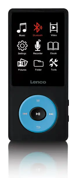 Xemio-860BU Reproductor de MP3 8 GB Negro, Azul