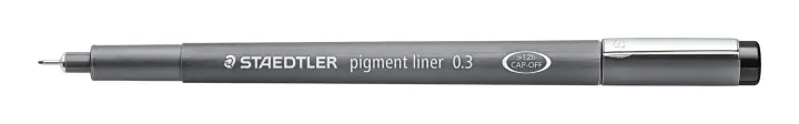 Pigment Liner 308 rotulador de punta fina Fino Negro 1 pieza(s)