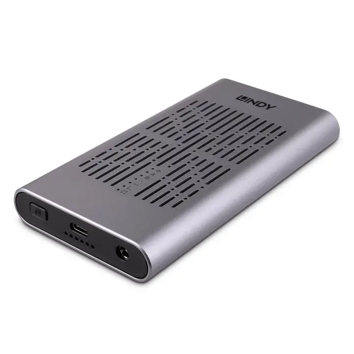 43382 caja para disco duro externo Caja externa para unidad de estado sólido (SSD) Plata M.2