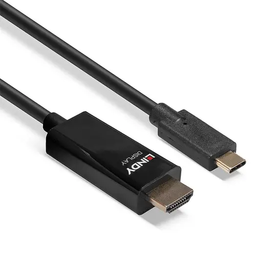 43315 adaptador de cable de vídeo 5 m USB Tipo C HDMI tipo A (Estándar) Negro - Imagen 3