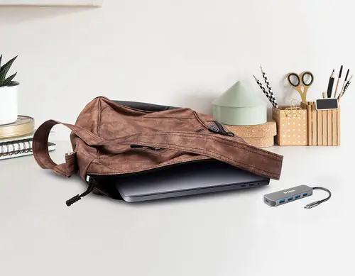 DUB-2340 hub de interfaz USB Tipo C 5000 Mbit/s Gris - Imagen 4