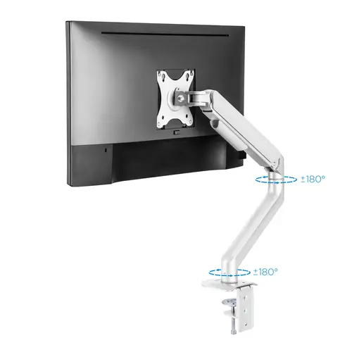 DB4032TNR-W soporte para monitor 81,3 cm (32") Abrazadera/Atornillado Blanco - Imagen 4
