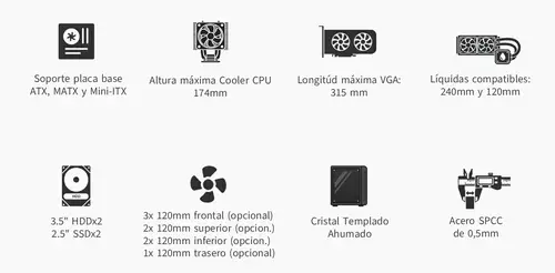 COO-CHA-GA700-0 carcasa de ordenador - Imagen 12