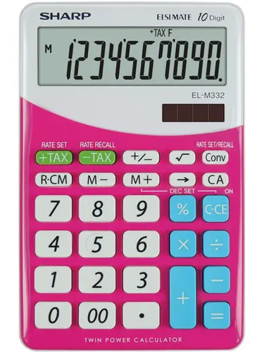 EL-M332 calculadora Escritorio Calculadora financiera Rosa - Imagen 1