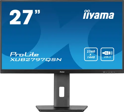 ProLite XUB2797QSN-B2 pantalla para PC 68,6 cm (27") 2560 x 1440 Pixeles 2K Ultra HD LED Negro - Imagen 1