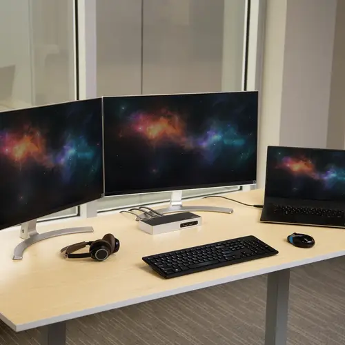 Replicador de Puertos USB 3.0 - Docking Station de Portátil para Dos Pantallas con Vídeo HDMI & DVI/VGA - Ladrón Hub de 6 Puertos USB 3.1 Gen 1 5Gbps, GbE y Audio - Dock Universal Tipo A - Win Mac - Imagen 6