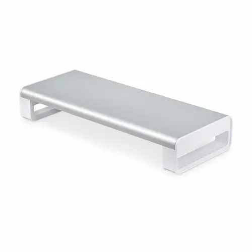 Soporte Elevador Ergonómico para Portátil o Monitor de Sobremesa - 15kg de Capacidad - 9cm de Altura Fija - Plataforma de Acero - Imagen 1