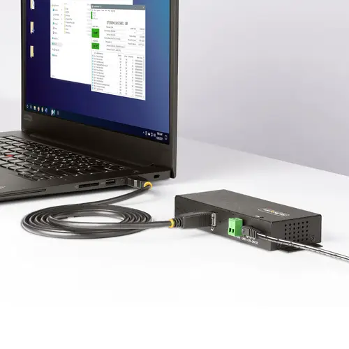 Hub USB Industrial de 7 Puertos Gestionado - Servicio Pesado - Caja de Metal - Protección ESD y Sobretensión - Montaje DIN, Pared, Escritorio - USB 3.2 Gen 1 5Gbps - Imagen 8